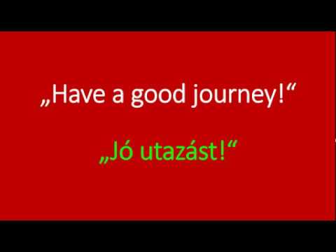 Have a good journey - in Hungarian