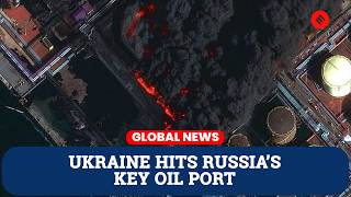 Ukrainian Drones Strike Russian Oil Port Again as War Intensifies