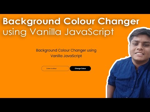 Background Color Changer Using Vanilla Javascript Complete Tutorial Code Grind