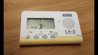 Video thumbnail for Harmonica Tuning tips: Korg CA-2 by arzajac
