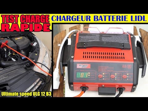Lidl Ultimate Speed ​​ULG 12 Battery Charger Test Fast Charging Car Battery Charger