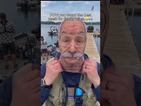 LINK IN OUR PROFILE!🤣🚨🎣 #funny #viral #fishing #fishinglovers #mask