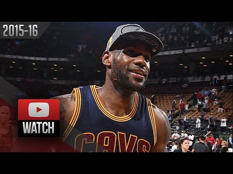 LeBron James Full Game 6 Highlights at Raptors 2016 ECF - 33 Pts, 11 Reb, LEGEND!