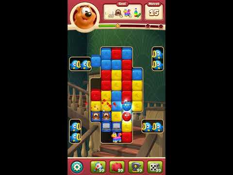 Toon Blast Level 7096 - NO BOOSTERS 🐻🐺🐱 | SKILLGAMING ✔️