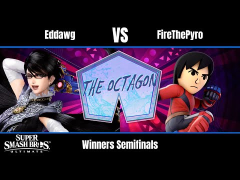 Eddawg (Bayonetta) vs FireThePyro (Mii Brawler) - Ultimate Winners Semifinals - Octagon #125