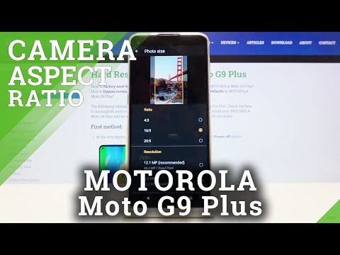 How to Change Aspect Ratio in Motorola Moto G9 Plus - Photo Height and Width