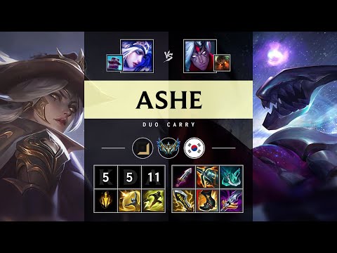 Ashe ADC vs Varus - KR Challenger Patch 25.18