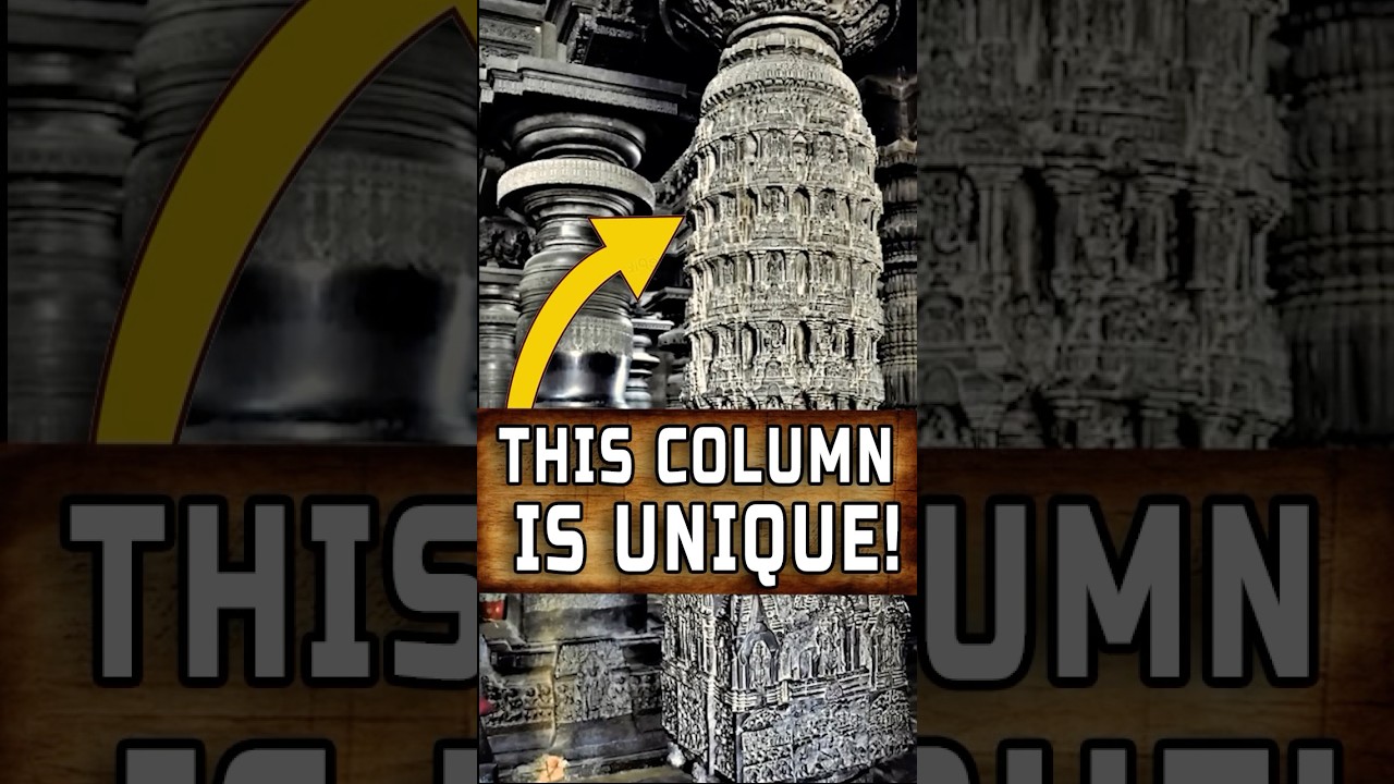 Unreal Columns of the Chennakeshava Temple #ancientbuilders #india