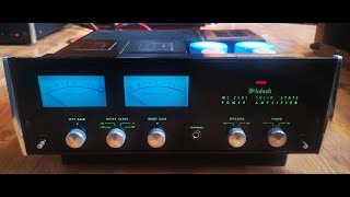 Video thumbnail for McIntosh MC2505 Solid State Power Amplifier by YesterYearAudio