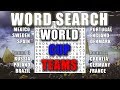 Word Search World Cup Teams 2018 Russia - Word Puzzles Word Search World Cup Teams 2018 Russia - Word Puzzles