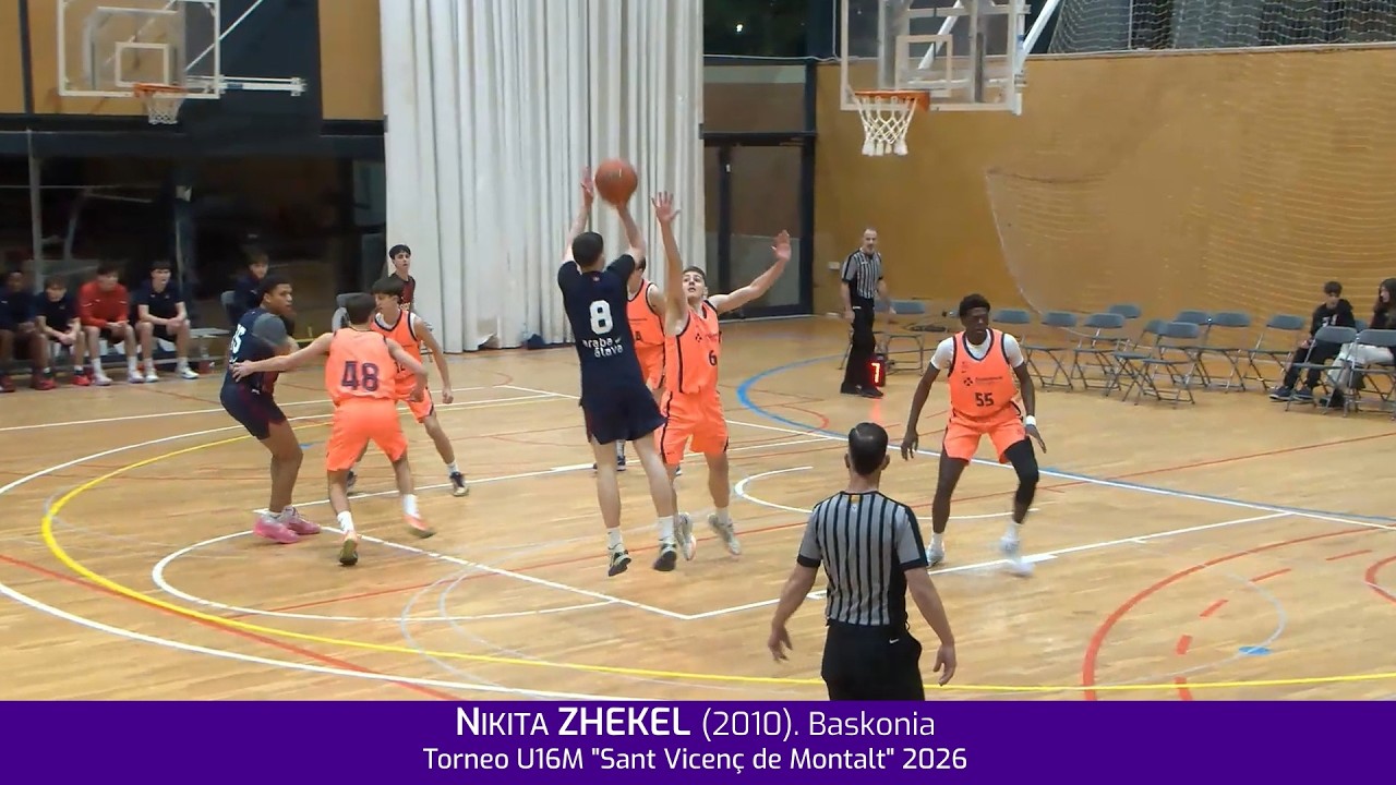 NIKITA ZHEKEL (2010) Cadete Baskonia.-  Torneo U16M Sant Vicenç de Montalt 2026