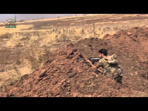 جولة ميدانية في نقاط رباط مقاتلي جبهة الإنقاذ المقاتلة في جبهة الجبين في ريف حماة