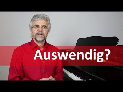 Wie du im fortgeschrittenen Alter Klavierstücke auswendig lernst