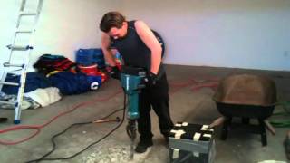 How to install a floor safe in concrete