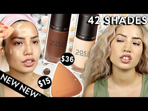 <h1 class=title>THAT NEW NEW | DOSE OF COLORS MEET YOUR HUE FOUNDATION | WEAR TEST REVIEW</h1>
