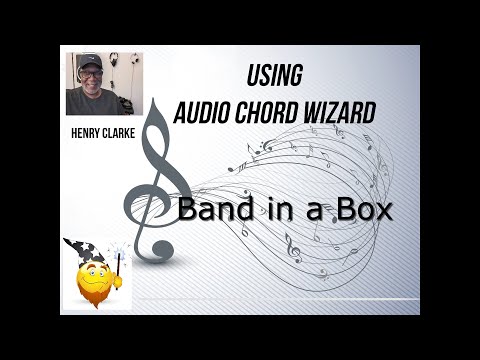 How I use Audio Chord Wizard in Band in a Box Tutorial