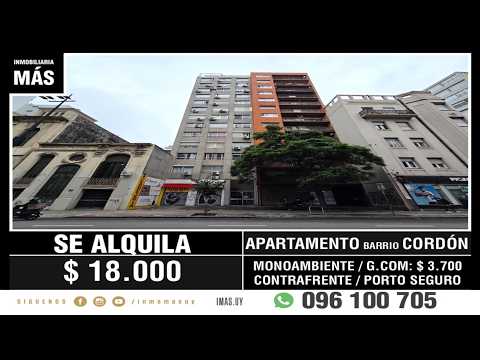 Video de YouTube - Apartamento Alquiler Cordón Montevideo iMas.uy B *