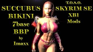 Skyrim Mods Succubus Bikini All 34 Pieces + Sexy Animation BBP XB1 7base RUNP HD