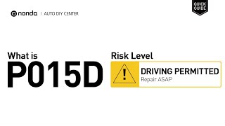 Meaning of OBD p015d