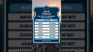 Jadwal Imsakiyah Minggu 9 April 2023 untuk Kabupaten Fakfak dan Sekitarnya