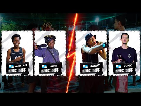 ( PEGOU FOGO 3° ROUND 🔥 ) SANCLAIR E HOPE x SAGAT E KUNK / 1° FASE / BATALHA DO CHAMA #010 🔥 