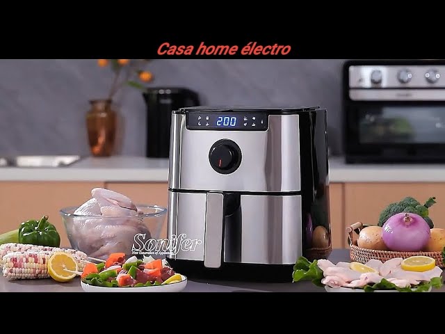 Air Fryer Sonifer 4.5L  - مقلاة هوائية– طهي صحي بدون زيت بتقنية الهواء الساخن
