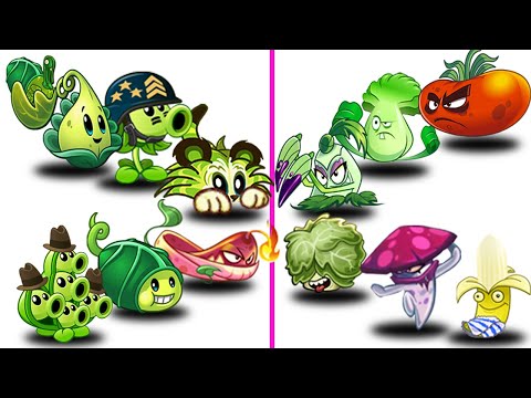 Tournament 02 Team 06 Plants Max Level - Who Will Win? - PvZ 2 Battlez