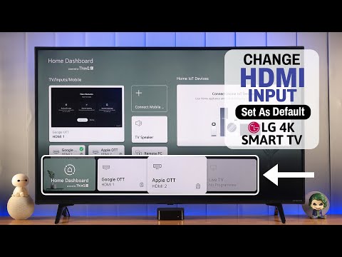 LG Smart TV: How to Change Default HDMI Input Settings! [Switch Source]