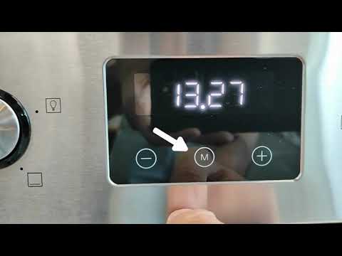 How to change the time on an oven