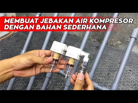 MEMBUAT WATERTRAP KOMPRESOR // SPRAYGUN JADI BERSIH TANPA AIR