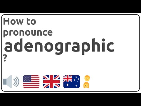 <h1 class=title>How to pronounce adenographic in english?</h1>
