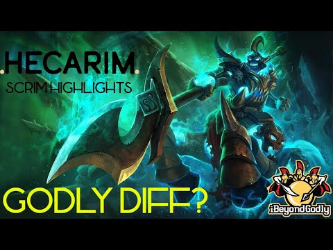 GODLY DIFF? | Hecarim UNLEASHED | LoL SCRIM HIGHLIGHTS