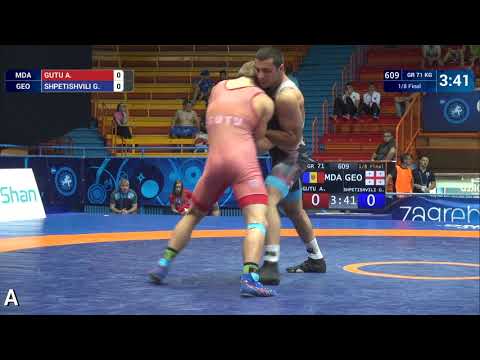 1/8 GR - 71 kg: A. GUTU (MDA) v. G. SHPETISHVILI (GEO)