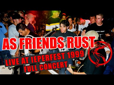 As Friends Rust live at Ieper Hardcore Festival (Ieperfest), August 20, 1999 (Full Concert)