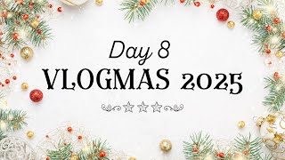 Vlogmas 2025  ✨Day 8 ⎯ Swap Gift ⎮ Christmas Miracles Reading ⎮ The Gold and Ivory Table Cloth