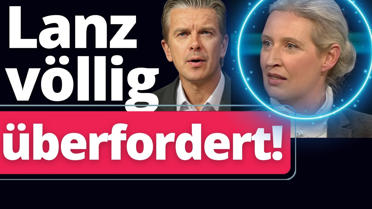 Sensationell: Alice Weidel zerlegt die gesamte Lanz Sendung!