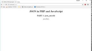 json_encode in php with json constants