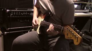 Video thumbnail for Mark Foley Guitar Products "Big Iron Low Wind" pickups on Miranda 62 Strat - Blues Backing by Federico Kajganić