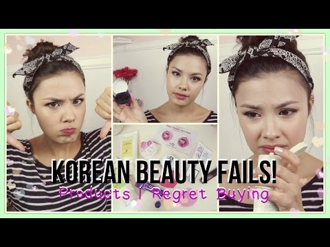 Korean Beauty FAILS! Makeup and Skincare I Regret Buying Video