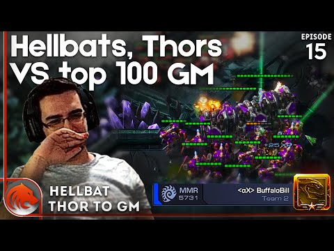 Viable Unit Comp vs Top 100 Grandmasters? | MASS Hellbat & Thor to Grandmaster #15