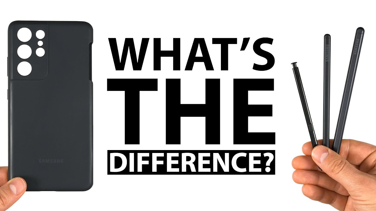 Galaxy S21 Ultra vs Note 20 Ultra S Pen Comparison (Silicone Cover S Pen Case Review).