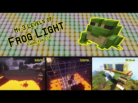 My 3 Levels of Frog Light Farm