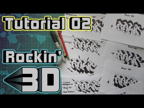 Rockin' 3D! - Graffiti Letters - Tutorial 02
