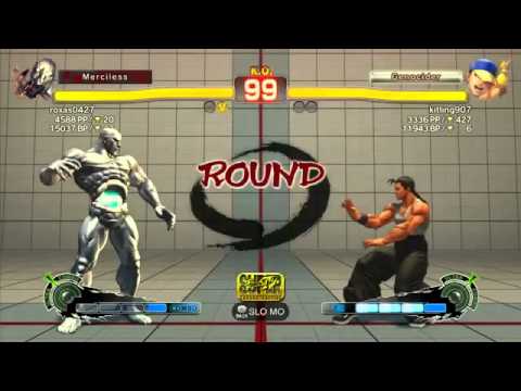 SSF4 AE  roxas0427 (Seth) vs kitling907 (Yun)