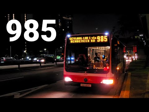 ❗CROSS DEPOT CAMEO❗ - SMRT Bus Service 985 [Mercedes-Benz O530 Citaro (Batch SMRT) Joyride]