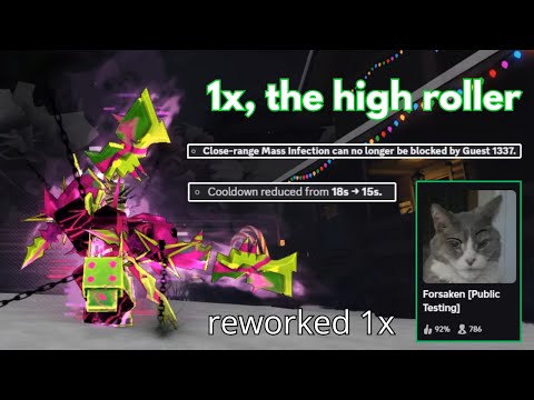 1X UPGRADED HIS SLOT MACHINE | Forsaken 1x rework