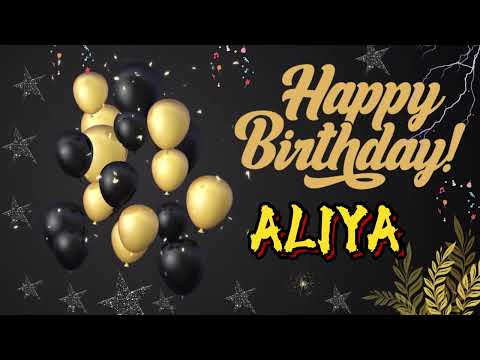 Happy Birthday Song with Name Aliya | Happy Birthday Aliya song | Happy Birthday To You Song|