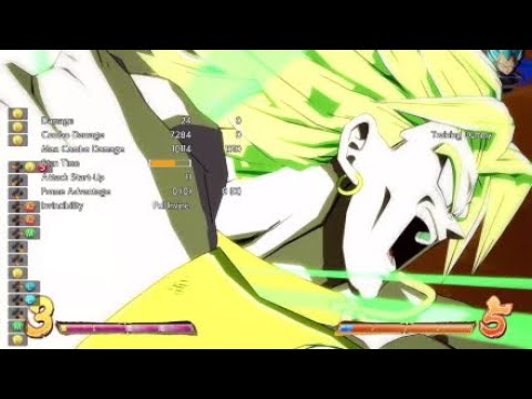 Dbfz Gohan (level 5)+BrolyZ synergy