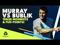 Tense Moments And Brilliant Tennis Between Alexander Bublik & Andy Murray! | Indian Wells 2022