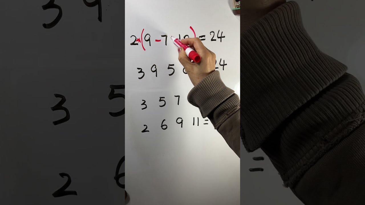 Math Game - make 24 #maths #mathematics#math